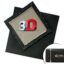 3D Czarne podobrazie malarskie PROFI | różne wymiary | Artmie