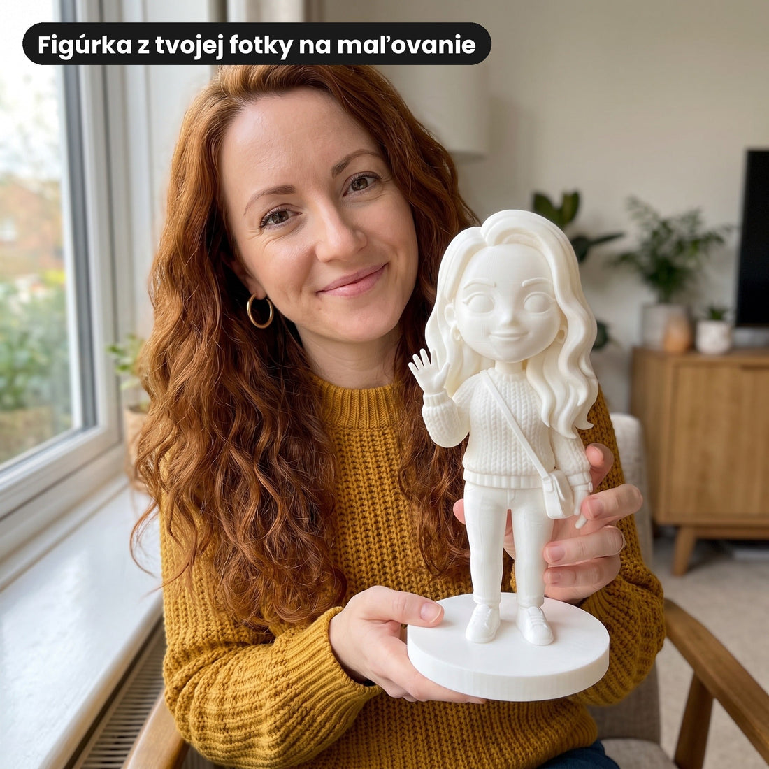 Figurka chibi ze zdjęcia do malowania