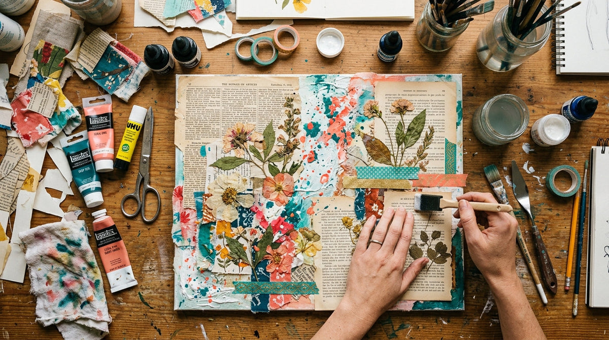 10 powodów, dla których warto zacząć przygodę z techniką Mixed media