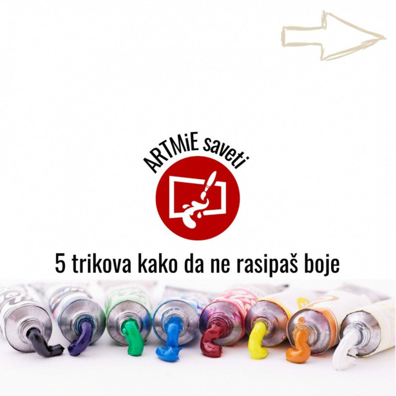 5 trików, jak nie marnować farb do malowania