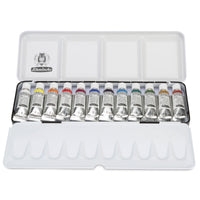 Farby gwaszowe Schmincke HORADAM w metalowym zestawie, 12 x 5 ml