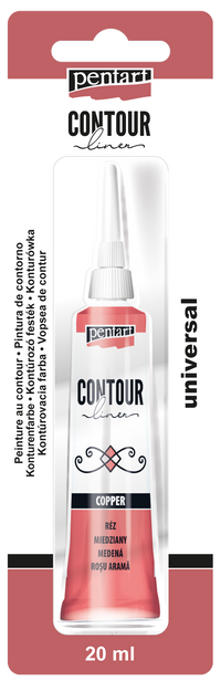 Farba konturowa PENTART - 20 ml – copper