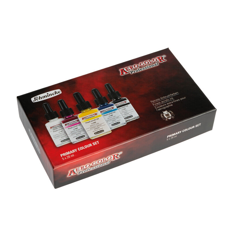 Zestaw farb Schmincke AERO COLOR, 5 x 28 ml, kolory podstawowe