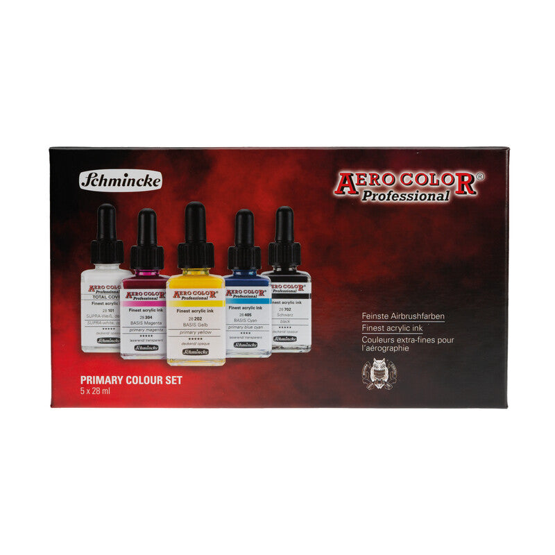 Zestaw farb Schmincke AERO COLOR, 5 x 28 ml, kolory podstawowe