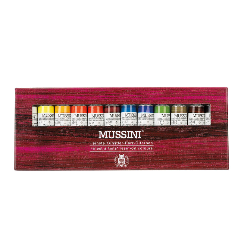 Schmincke MUSSINI zestaw w kartoniku, 12 x 15 ml