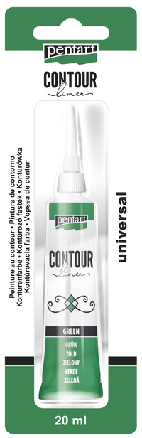 Farba konturowa PENTART - 20 ml – green