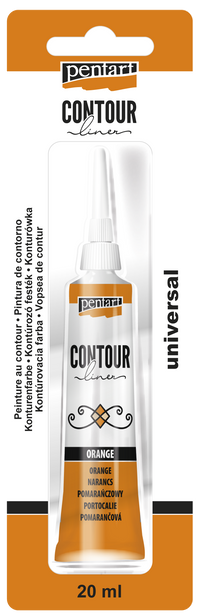 Farba konturowa PENTART - 20 ml – orange