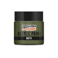 Farba akrylowa matowa - 50 ml – khaki