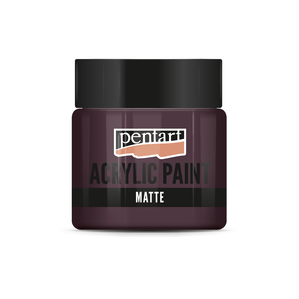 Farba akrylowa matowa - 50 ml – eggplant