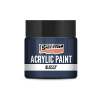 Farba akrylowa błyszcząca Pentart 50 ml – błękit indygo