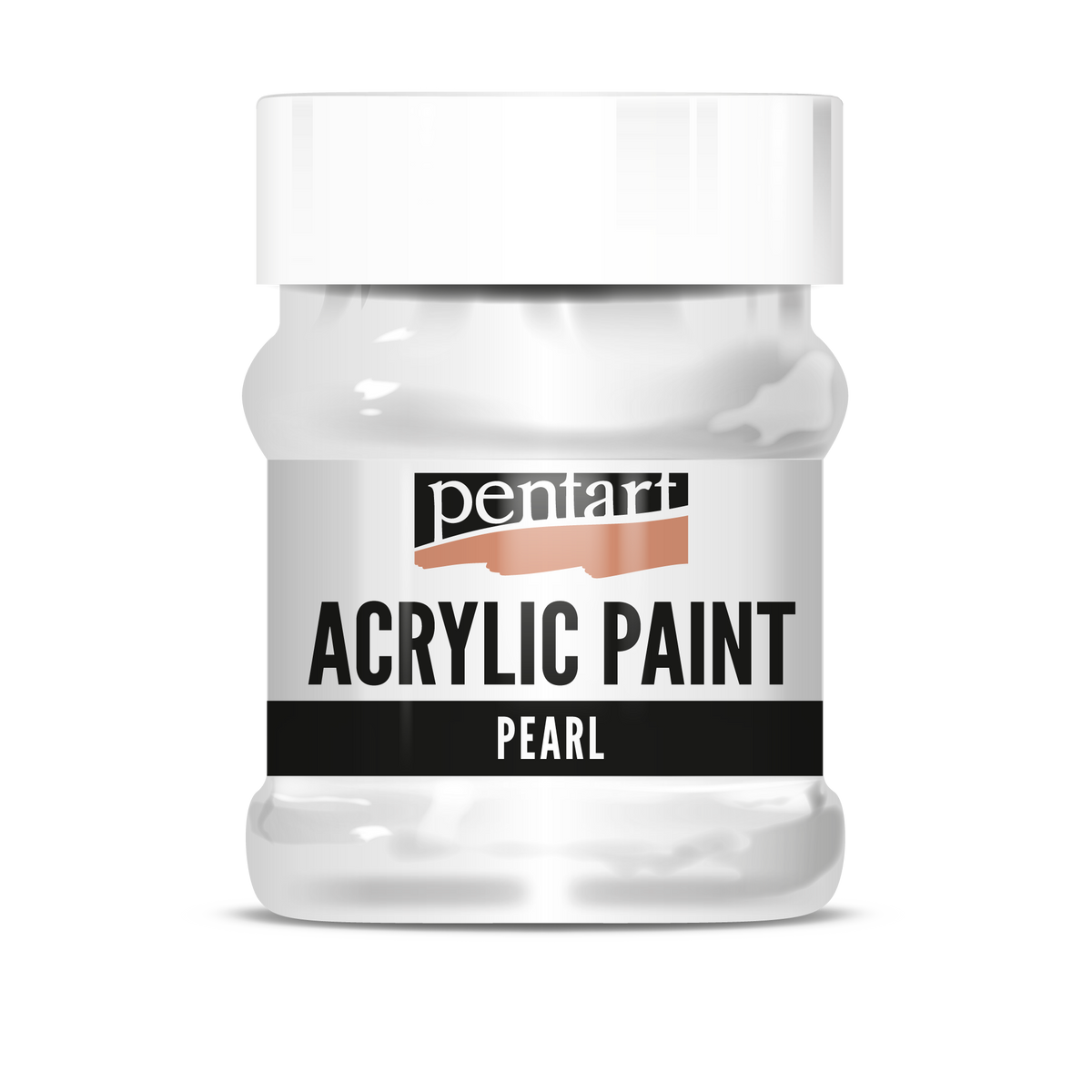 Perłowa farba akrylowa Pentart 230 ml - biała