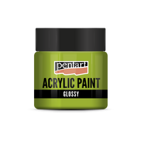 Farba akrylowa błyszcząca Pentart 50 ml – jabłkowa zieleń