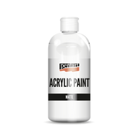 Matowa farba akrylowa Pentart 500 ml biała