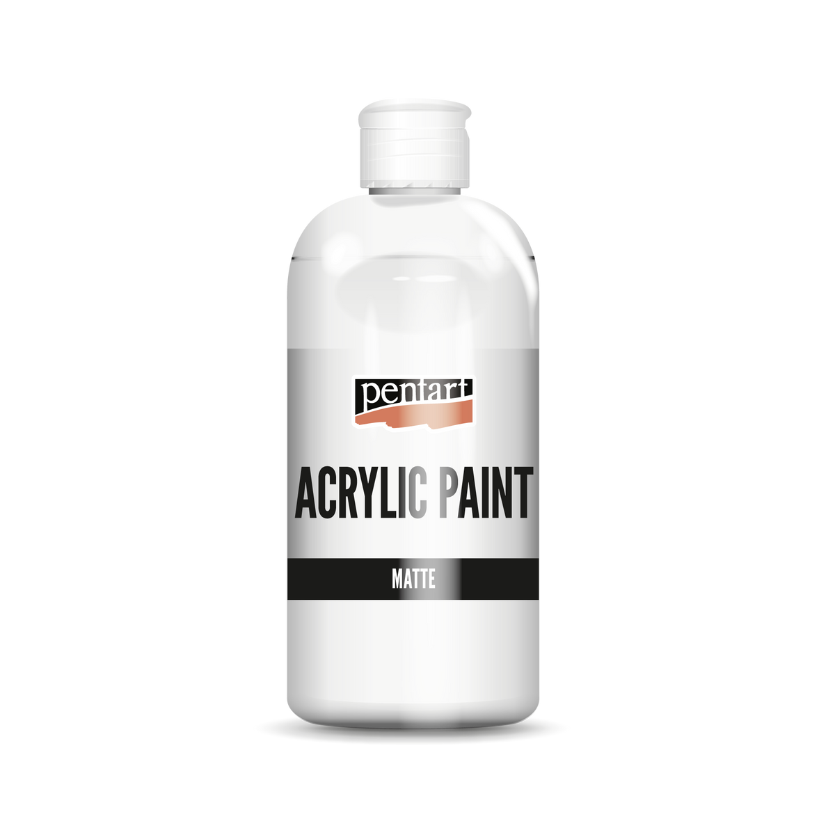 Matowa farba akrylowa Pentart 500 ml biała