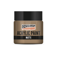 Farba akrylowa matowa - 50 ml – Mars brown