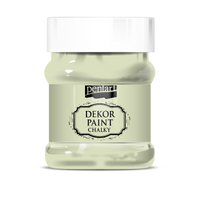 Dekoracyjna farba kredowa Chalky Pentart - 230 ml – lichen-green