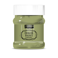 Dekoracyjna farba kredowa Chalky Pentart - 230 ml – olive