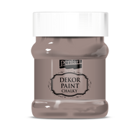 Dekoracyjna farba kredowa Chalky Pentart - 230 ml – milk-chocolate