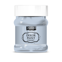 Dekoracyjna farba kredowa Chalky Pentart - 230 ml – ice-blue