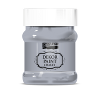 Dekoracyjna farba kredowa Chalky Pentart - 230 ml – grey