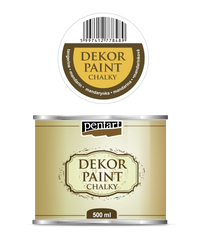 Dekoracyjna farba kredowa Chalky Pentart 500 ml – tangerine