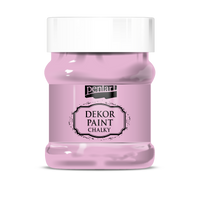 Dekoracyjna farba kredowa Chalky Pentart - 230 ml – baby pink