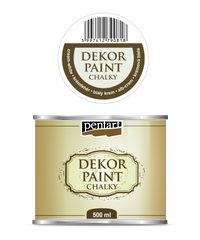 Dekoracyjna farba kredowa Chalky Pentart 500 ml – cream