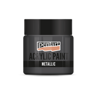 Farba akrylowa metaliczna - 50 ml – graphite