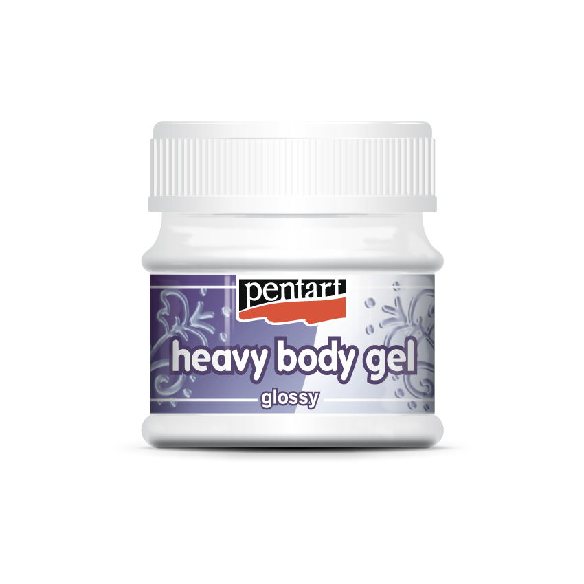 Błyszczące medium żelowe Pentart heavy body – 50 ml