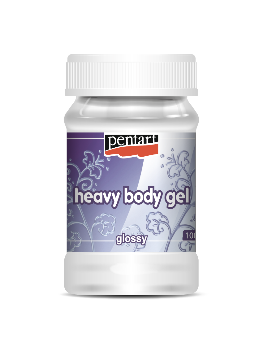 Błyszczące medium żelowe Pentart heavy body – 100 ml