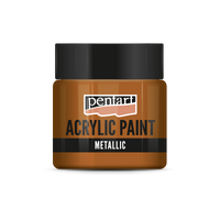Farba akrylowa metaliczna - 50 ml – golden red