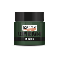 Farba akrylowa metaliczna - 50 ml – ivy green