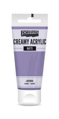 Kremowa farba akrylowa matowa Pentart 60 ml – lavender
