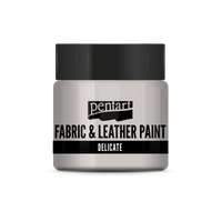 delicate fabric & leather paint 50 ml – srebrny