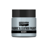 delicate fabric & leather paint 50 ml – niebieskawe srebro
