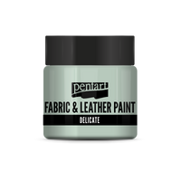 delicate fabric & leather paint 50 ml – zielonkawe srebro
