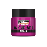 Farba akrylowa metaliczna - 50 ml – magenta