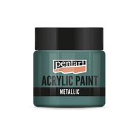 Farba akrylowa metaliczna - 50 ml – teal