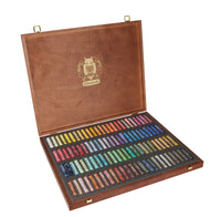 Drewniana kaseta ze 100 pastelami Schmincke