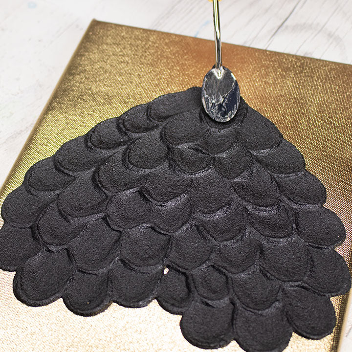 3D czarna pasta reliefowa ARTMIE Midnight | różne gramatury | Artmie