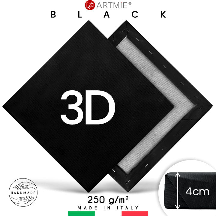 3D Czarne podobrazie malarskie PROFI | różne wymiary | Artmie