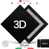 3D Czarne podobrazie malarskie PROFI | różne wymiary | Artmie