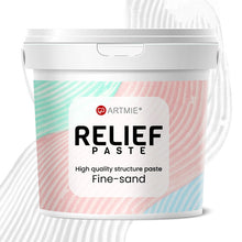 Wiadro pasty 3D reliefowej ARTMIE Relief Paste Fine-sand o drobnoziarnistej strukturze