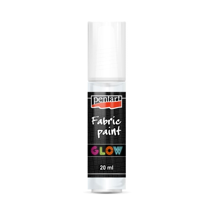 3D świecąca farba do tkanin Pentart – 91 blady niebieski