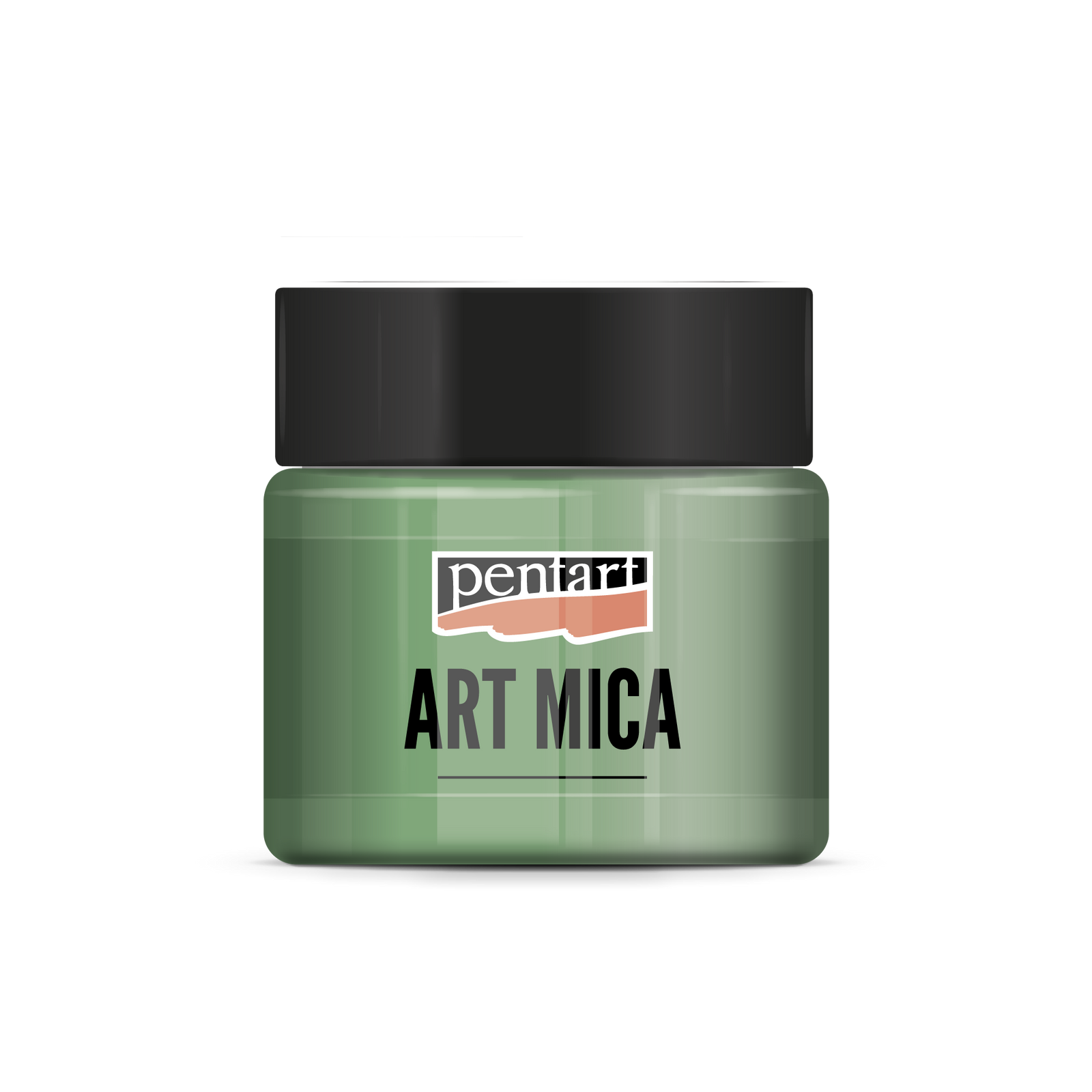 Pentart Art Mica mineralny proszek z efektem golden green 9 g