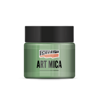 Pentart Art Mica mineralny proszek z efektem golden green 9 g