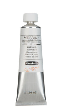 Farby olejne Schmincke MUSSINI 150 ml – 102 Biel cynkowa
