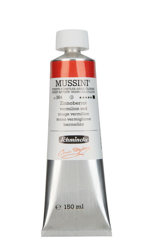 Farby olejne Schmincke MUSSINI 150 ml – 364 Czerwień cynobrowa