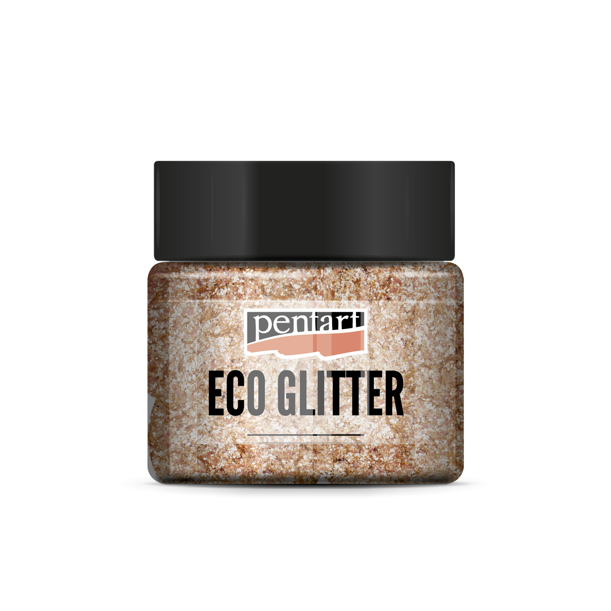 Pentart Eco Glitter drobny brokat rose gold 15 g
