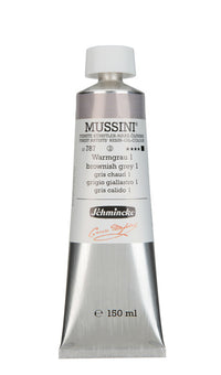 Farby olejne Schmincke MUSSINI 150 ml – 787 Szarość brązowawa 1